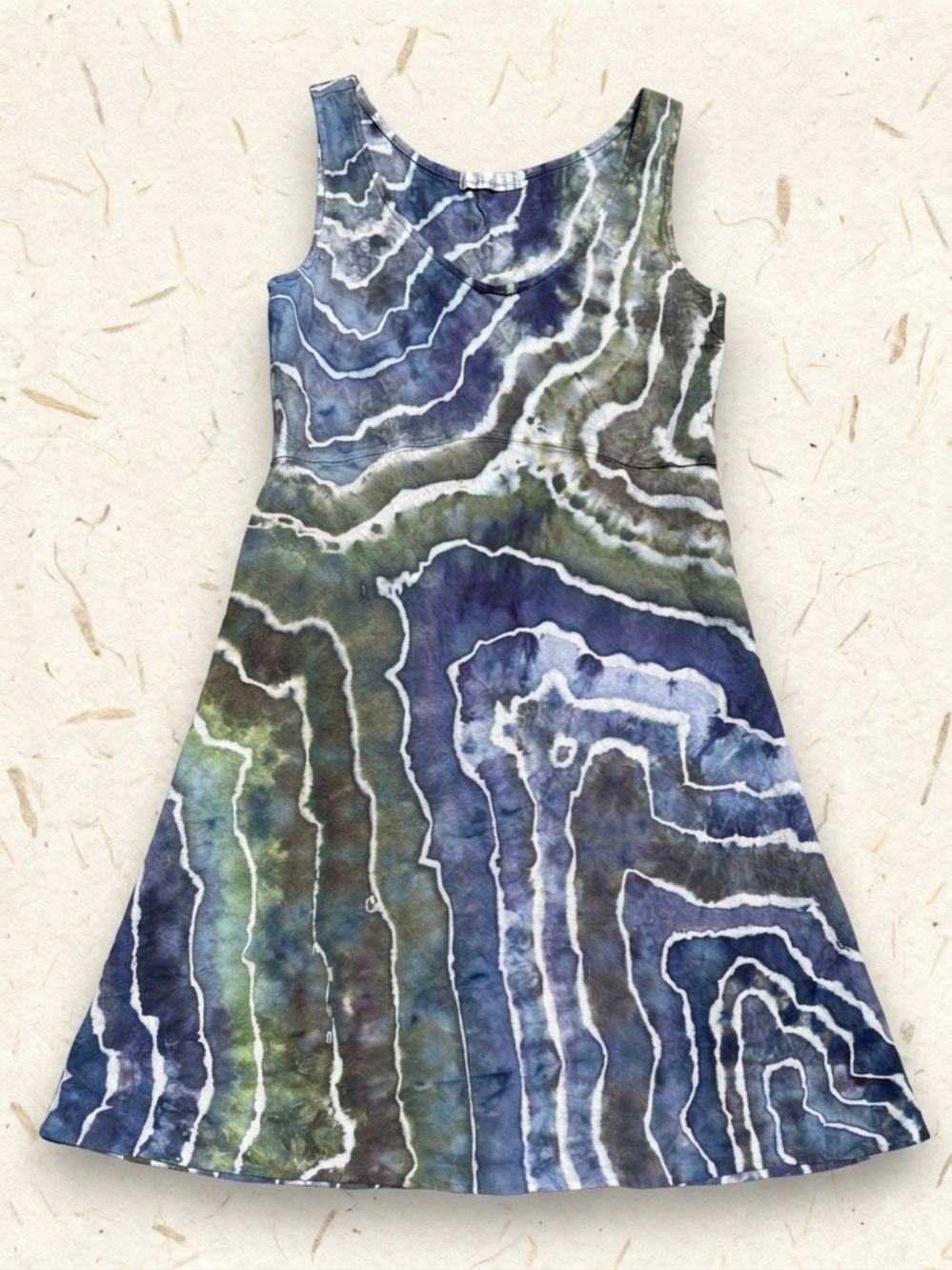 cut loose Ice Dyed Midi Tank Dress